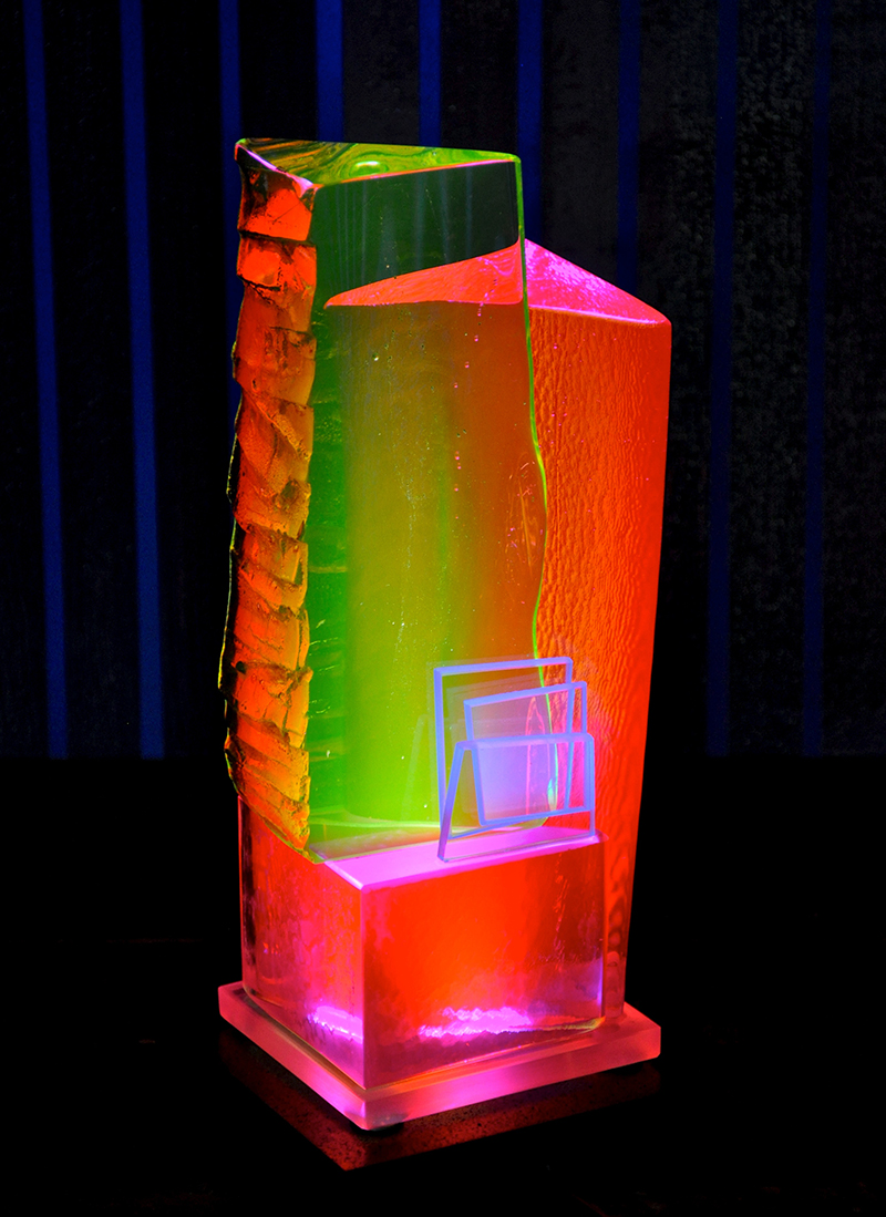 Yves Braun sculpture verre