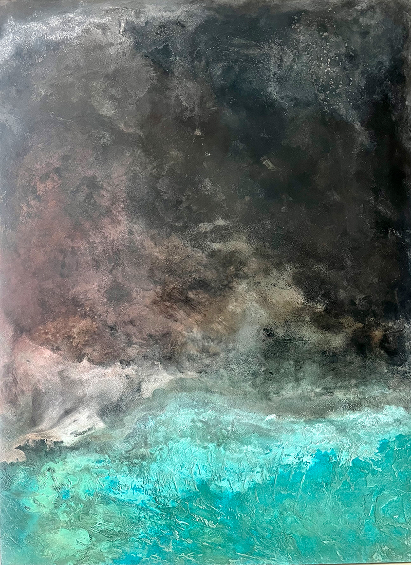 Frédérique Domergue oxydation sur métal